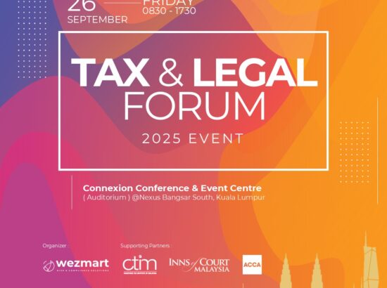 𝗧𝗮𝘅 & 𝗟𝗲𝗴𝗮𝗹 𝗙𝗼𝗿𝘂𝗺 𝟮𝟬𝟮𝟱 — a premier one-day professional forum tailored for legal practitioners, tax consultants, corporate counsel, governance professionals, directors as well as business owners