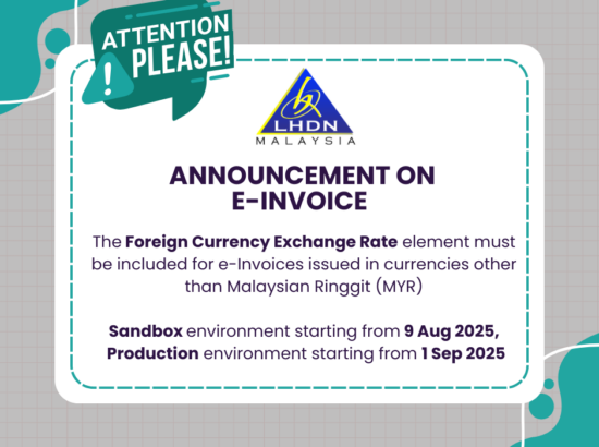 New Requirement: Foreign Currency Exchange Rate for e-Invoices