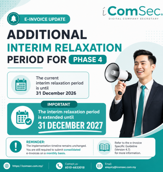 📢 Important Reminder on e-Invoicing (Phase 4)