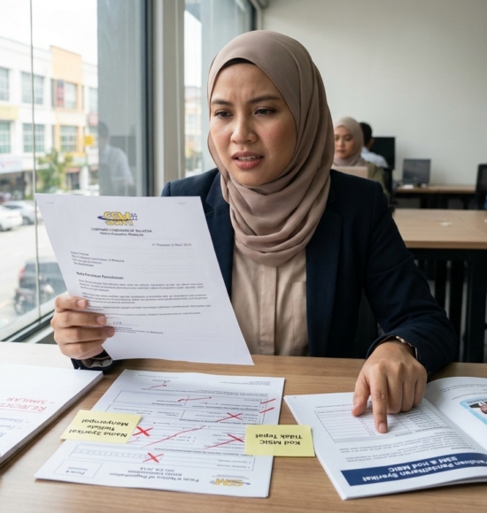 Common Reasons SSM Rejects Company Registration