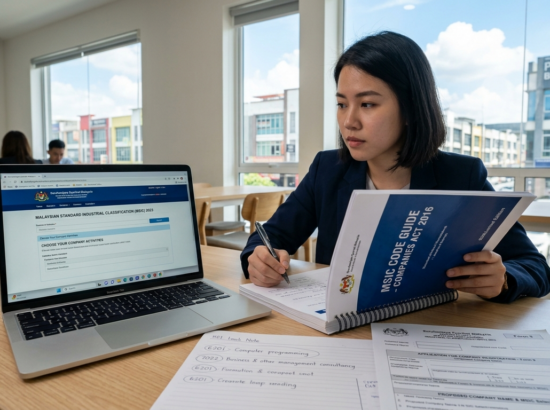 Choosing the Right MSIC Code Before Company Registration