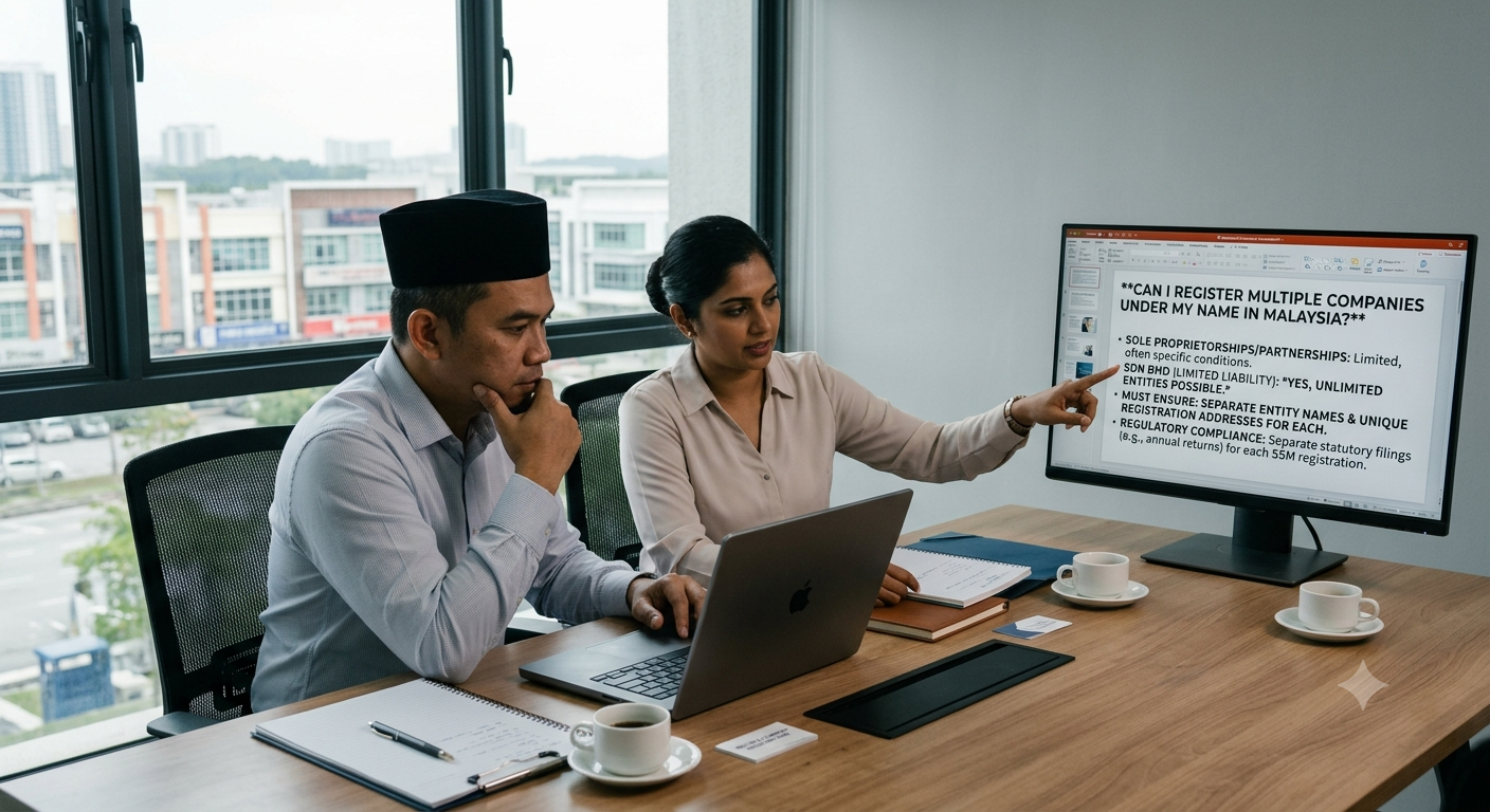 Can I Register Multiple Companies Under My Name in Malaysia?