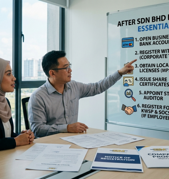 What Happens After Your Sdn Bhd Is Registered? Your First Year Compliance Calendar