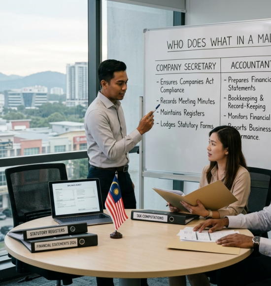 Company Secretary vs Accountant vs Tax Agent: Who Does What in a Malaysian Sdn Bhd?